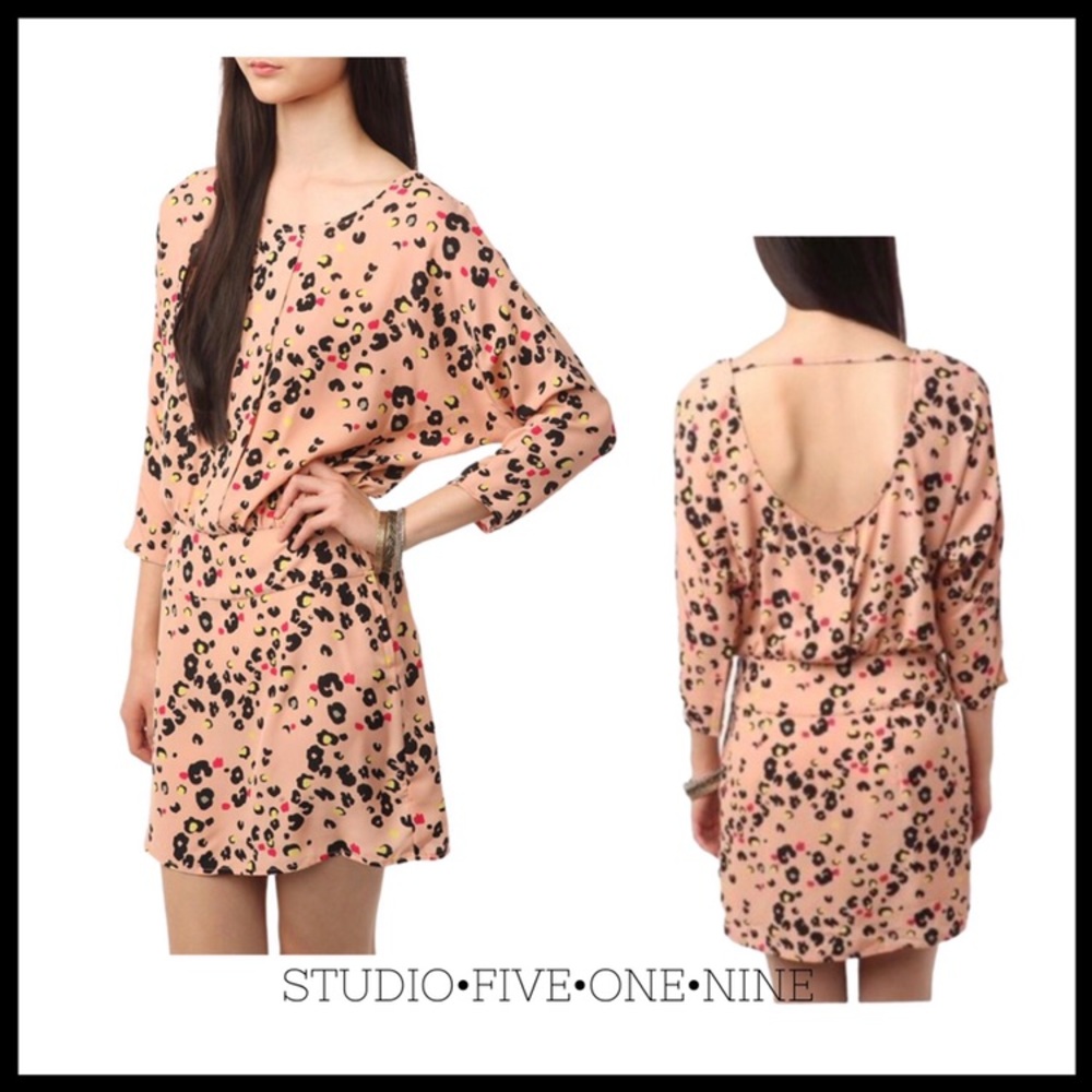SILENCE + NOISE BY UO Animal Print Dress